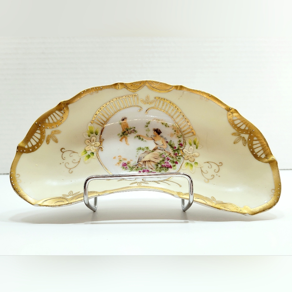 Vintage Hand Painted Japan Trinket Dish by Ardalt